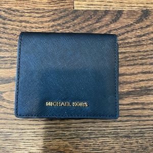 michael kors black small wallet